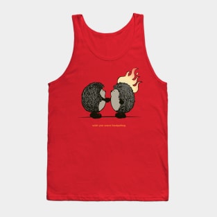 Wish you were hedgehog Tank Top